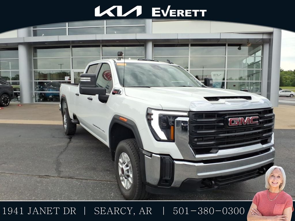 2026 GMC Sierra 2500HD Pro in Summit White — front three-quarter view