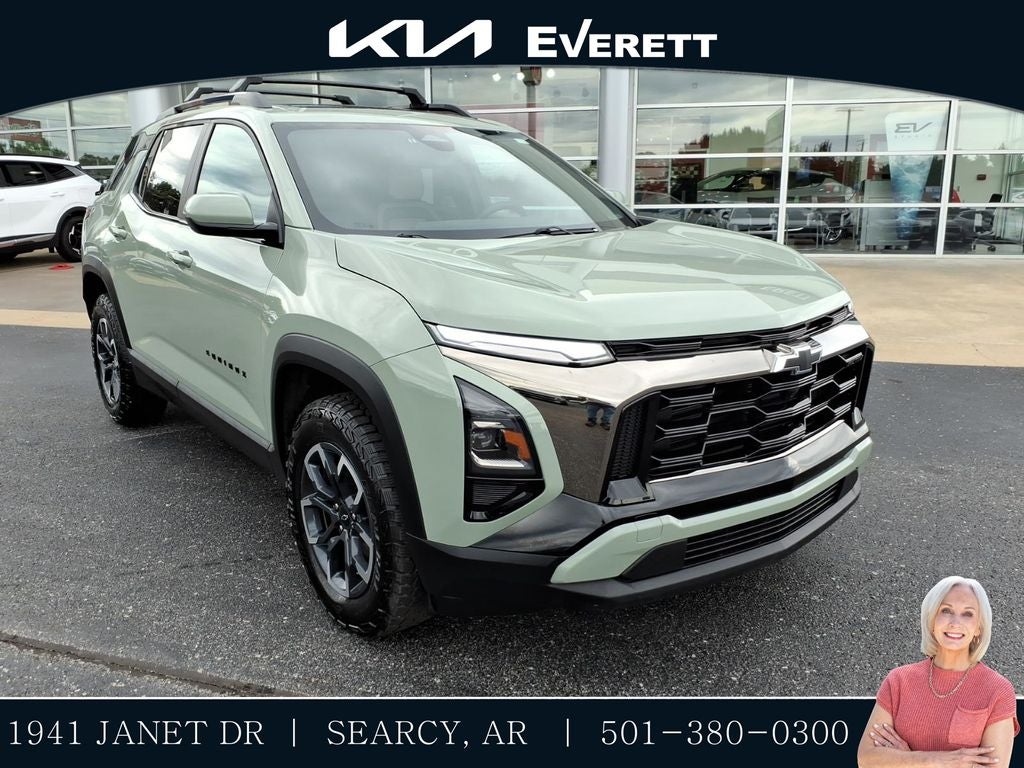 2025 Chevrolet Equinox ACTIV in Cacti Green — front three-quarter view