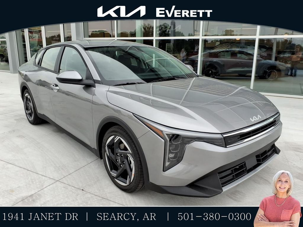 2026 Kia K4 EX in Steel Gray — front three-quarter view