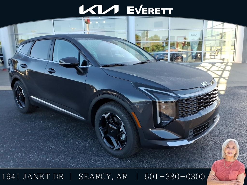 2026 Kia Sportage EX in Panthera Metal — front three-quarter view