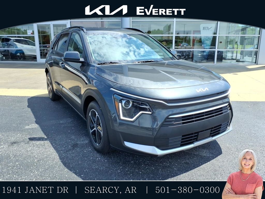 2026 Kia Niro EX in Interstellar Gray — front three-quarter view